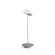 Royyo LED Desk Lamp in Silver, Oxford Felt (240|RYO-SW-SIL-OXF-DSK)