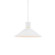 Vanderbilt One Light Pendant in White With Gold Detail (347|493216-WH/GD)