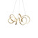 Synergy LED Chandelier in Antique Brass (347|CH93824-AN)
