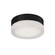 Bedford LED Flush Mount in Black/Frosted (347|FM3506-BK)