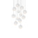 Supernova LED Pendant in White (347|MP10512-WH)