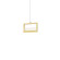 Ratio LED Pendant in Brushed Brass (347|PD31408-BB)