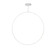 Cirque LED Pendant in White (347|PD82560-WH)