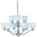 Stefan Nine Light Chandelier in Satin Nickel (16|10066FTSN)