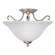 Basix Two Light Semi-Flush Mount in Satin Nickel (16|10120FTSN)
