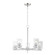 Corona Five Light Chandelier in Satin Nickel (16|10205CLSN)