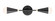 Lovell LED Wall Sconce in Black / Satin Brass (16|11262BKSBR/BUL)