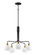 Coraline Five Light Chandelier in Bronze / Satin Brass (16|11277SWBZSBR)