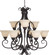 Manor Nine Light Chandelier in Oil Rubbed Bronze (16|12207FIOI)