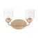 Acadia Two Light Bath Vanity in Heritage (16|12262CDHR)