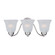 Basix Three Light Bath Vanity in Polished Chrome (16|2122FTPC)