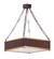 Ruffle Four Light Pendant in Oil Rubbed Bronze / Burnished Brass (16|26015OIBUB)