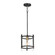 Capitol One Light Pendant in Black / Antique Brass (16|2649BKAB)