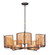 Caspian Five Light Chandelier in Oil Rubbed Bronze / Antique Brass (16|31215OIAB)