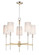 Uptown Five Light Chandelier in Satin Brass / Polished Nickel (16|32395OFSBRPN)