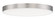 Trim LED Flush Mount in Satin Nickel (16|57663WTSN)