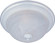 Essentials - 584x One Light Flush Mount in White (16|5840MRWT)