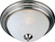 Essentials - 584x Three Light Flush Mount in Satin Nickel (16|5842FTSN)
