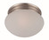 Essentials - 588x One Light Flush Mount in Satin Nickel (16|5884FTSN)