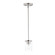 Corona One Light Mini Pendant in Satin Nickel (16|90200CLSN)