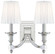 Continental Classics Two Light Wall Sconce in Polished Nickel (29|N2642-613)