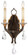 Chateau Nobles Two Light Wall Sconce in Raven Bronze With Sunburst Gold Leaf Highlights (29|N6452-652)