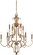 Magnolia Manor Ten Light Chandelier in Pale Gold With Distressed Bronze (29|N6558-690)