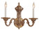 Metropolitan Two Light Wall Sconce in Antique Classic Brass (29|N700202)