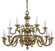 Metropolitan Family 18 Light Chandelier in Classic Brass (29|N700218)