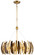 Manitou Six Light Chandelier in Ardor Gold (29|N7837-659)