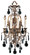 Crystal Four Light Wall Sconce in Oxide Brass (29|N950200)