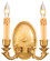 Metropolitan Two Light Wall Sconce in French Gold (29|N9809-FG)