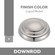 Minka Aire Down Rod in Liquid Nickel (15|DR536-LN)