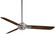 Rudolph 52''Ceiling Fan in Brushed Nickel With Medium Maple Blades (15|F727-BN/MM)