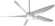 Ellipse 60''Ceiling Fan in Brushed Nickel With Silver Blades (15|F771L-BN/SL)