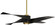 Artemis IV 64''Ceiling Fan in Soft Brass With Matte Black Blades (15|F903L-SBR/MBK)