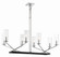 Highland Crossing Eight Light Island Pendant in Polished Nickel w/Coal (7|2496-572)