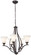 Shadowglen Five Light Chandelier in Lathan Bronze With Gold Highli (7|3285-589)