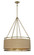 Windward Passage Six Light Pendant in Soft Brass (7|3866-695)