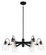 Beckonridge Six Light Chandelier in Coal (7|3996-66A)