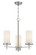 Haisley Three Light Chandelier in Brushed Nickel (7|4096-84)