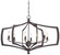 Middletown Six Light Chandelier in Downton Bronze w/Gold Highlights (7|4376-579)