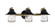 Westfield Manor Three Light Bath in Sand Coal w/Soft Brass (7|4893-685)
