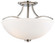 Overland Park Three Light Semi Flush Mount in Brushed Nickel (7|4962-84)