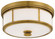 Three Light Flush Mount in Liberty Gold (7|6368-249)