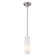 One Light Mini Pendant in Brushed Nickel (7|63-84)