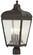 Marquee Four Light Outdoor Post Lantern in Oil Rubbed Bronze W/ Gold High (7|72486-143C)