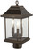 Mariner'S Pointe Three Light Outdoor Post Mount in Oil Rubbed Bronze W/ Gold High (7|72636-143C)