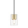 Lula One Light Pendant in Aged Brass (428|H135701-AGB)