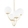 Carrie Four Light Chandelier in Aged Brass (428|H160804-AGB)